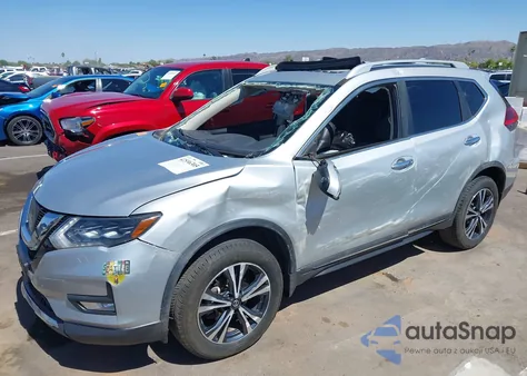 2017 Nissan Rogue Sl из США, поврежденный, VIN 5N1AT2MVXHC881132